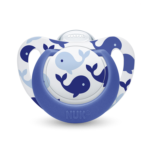  Bộ 2 ti giả NUK Silicone Genius 0-6 tháng 