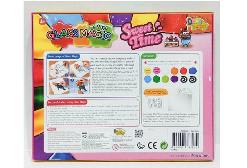  Đồ chơi sơn màu nghệ thuật Donerland 12M 240ml+bộ d.cụ GM13031 