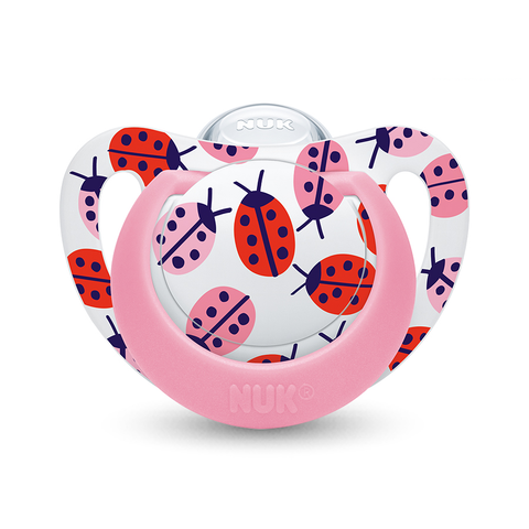  Bộ 2 ti giả NUK Silicone Genius 0-6 tháng 