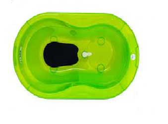  Chậu tắm TOP translucent lime Rotho Babydesign 