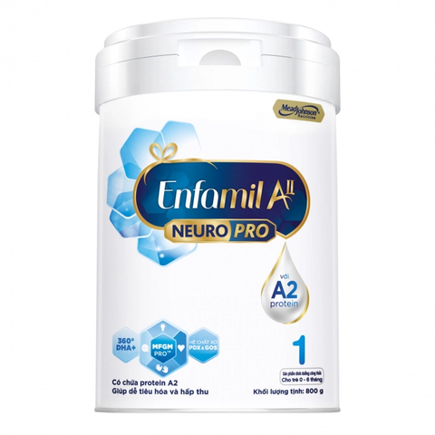  Sữa bột Enfamil A2 Neuropro 1 Infant Formula 800g (0-6 tháng) 