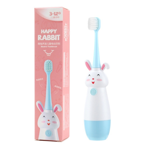  Bàn chải điện đánh răng cho trẻ 3-12 tuổi Thỏ 