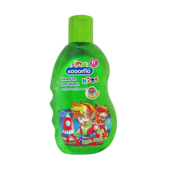  Dầu tắm gội trẻ em Kodomo Apple Peach 6+  200ml 