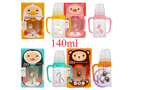  Bình sữa PP cầm tay Agi 140ml 