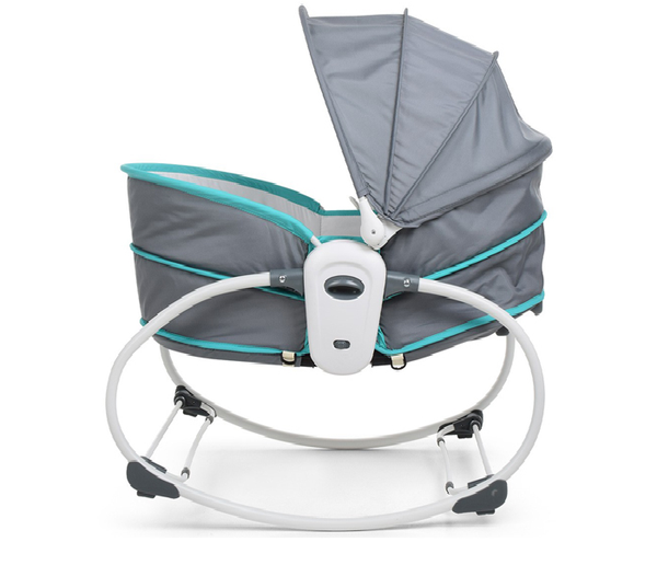  Nôi rung bập bênh kiêm nôi xách tay và giường ngủ 5 trong 1 Mastela ( màu xanh ) 