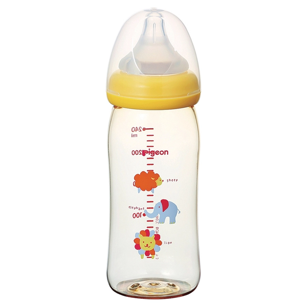  Bình sữa Pigeon PPSU Plus hình thú cưng 240ml 