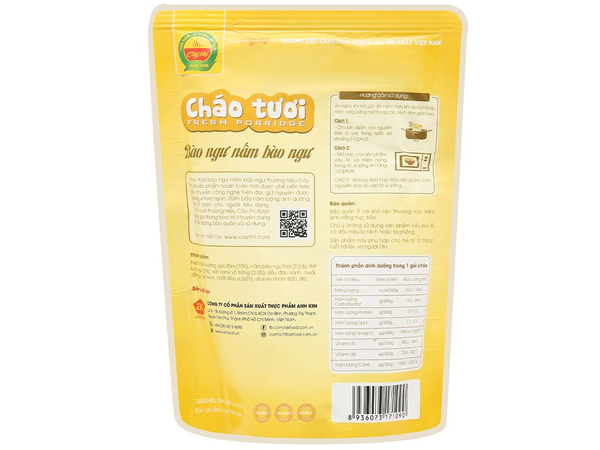  Cháo tươi bào ngư nấm bào ngư Cây Thị 