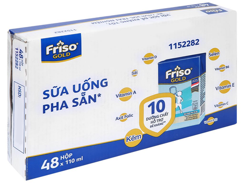  Sữa bột pha sẵn Friso Gold vani 110ml 