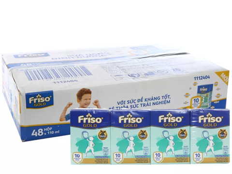  Sữa bột pha sẵn Friso Gold vani 110ml 