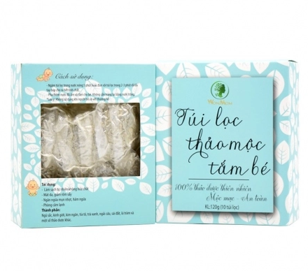  Túi lọc thảo mộc tắm bé Wonmom 