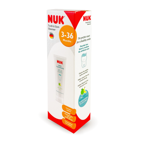  Kem đánh răng trẻ em không flouride NUK 3-36 tháng (50ml) 