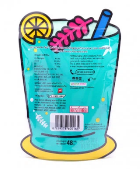  Kẹo dẻo hình ly mini cocktail Playmore 48g 