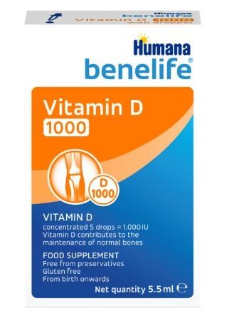  Thực phẩm chức năng Humana Vitamin D 1000 5.5ml FS 