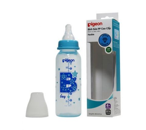  Bình sữa Pigeon PP cao cấp bé Trai 240ml 