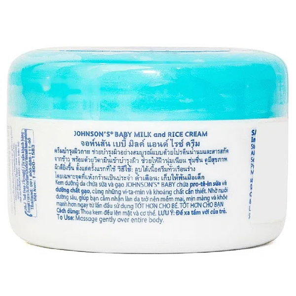 Kem dưỡng da Johnson's sữa và gạo 50g 