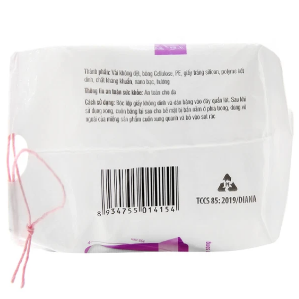  Băng vệ sinh hàng ngày Diana Sensi kháng khuẩn 20 miếng 