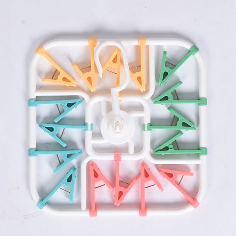  Móc kẹp phơi quần áo hình vuông 16 kẹp Kinglxs 