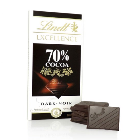  Socola Excellence 70% Cacao Lindt 100g 