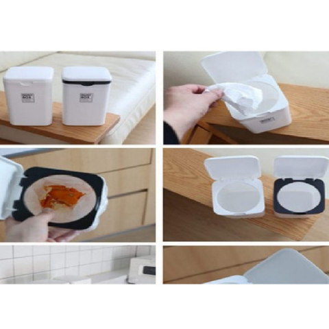  Thùng đựng rác nhà vệ sinh, chất liệu nhựa, KT10.9x10.9x18 