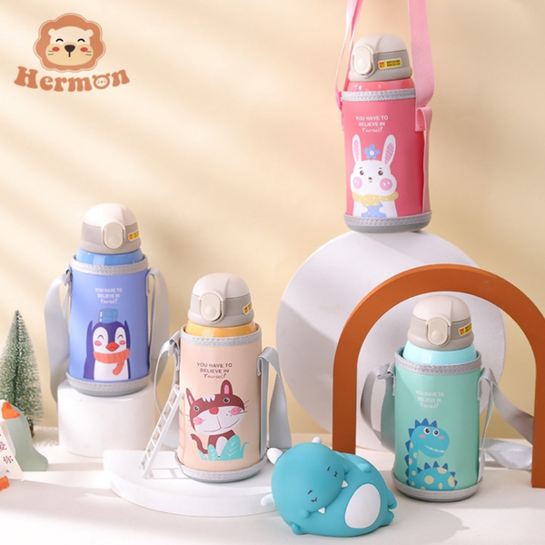  Bình nước Hermon 600ml (Màu ngẫu nhiên) 