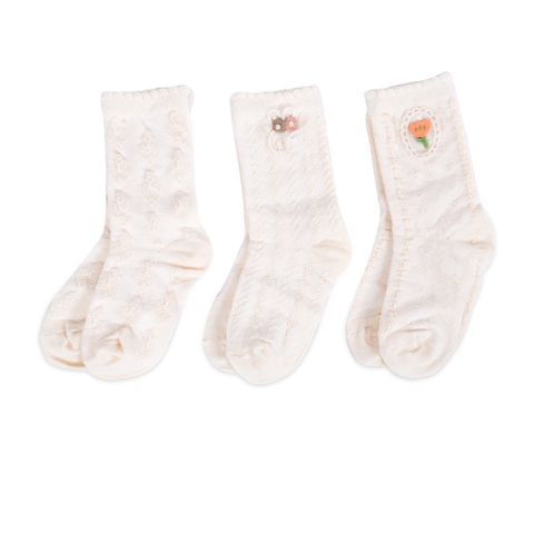  Vớ (tất) lưới cổ cao cao cấp màu tự nhiên 3-5Y - VO2002.5Y 