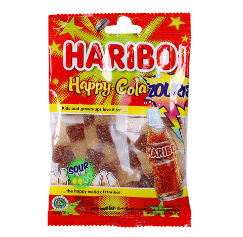  Kẹo dẻo Haribo Happy Cola Zourr 80g 