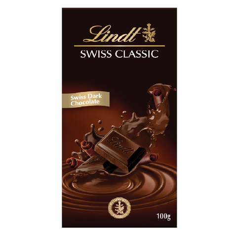  Socola Lindt Swiss Classic vị chocolate đen 100g 