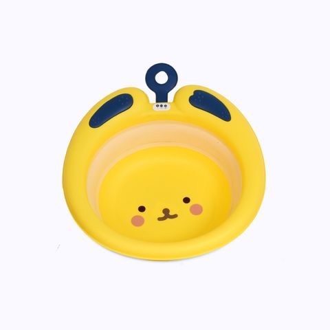  Thau rửa mặt gấp gọn (33x33x9.5cm) - hình Trái đào 