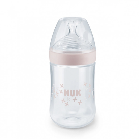  Bình sữa NUK Nature Sense nhựa PP 260ml núm ti Silicone S1-M 