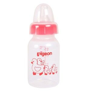  Bình sữa Pigeon nhựa PP vịt đỏ 120ml 