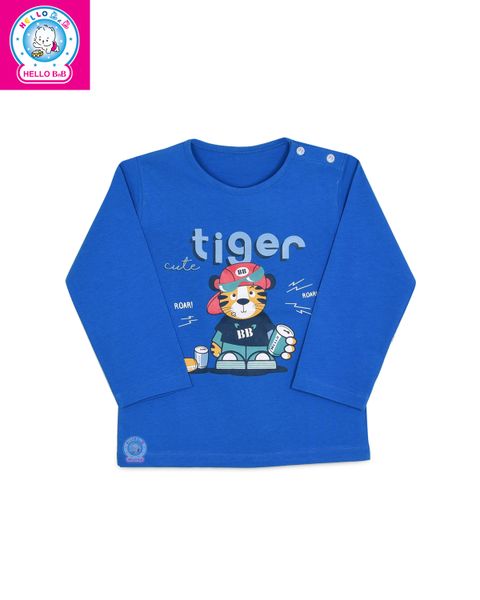  Áo nút vai tay dài 0609 - HELLO BnB (hình in ngẫu nhiên) 