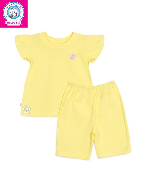  Bộ ngắn bé gái tay bèo 1736 - HELLO BnB 