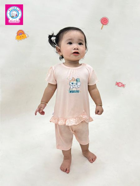  Bộ ngắn bé gái bèo lai 1750 