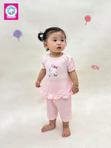  Bộ ngắn bé gái bèo lai 1750 