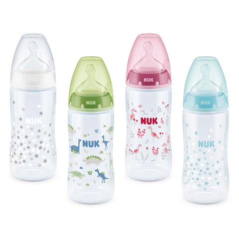  Bình sữa NUK PP 300ml núm ti Silicone S1 - M 