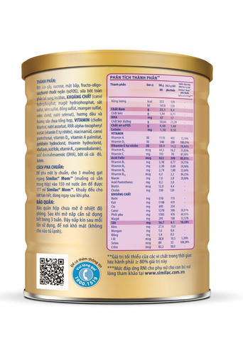  Sữa bột Similac Mom IQ Plus hương sữa chua dâu 400g 