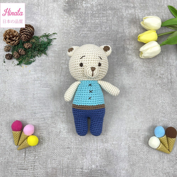  Gấu len Pookie Hinata 