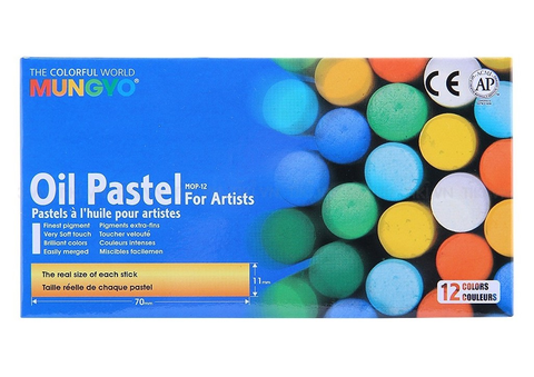  Bút sáp dầu 12 màu MUNGYO MOP-12 