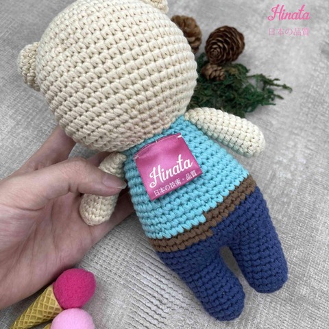  Gấu len Pookie Hinata 