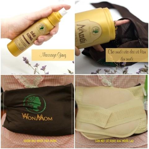  Đai quấn muối Wonmom 