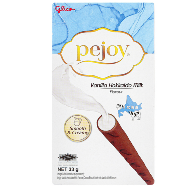  Bánh Pejoy kem vani sữa Hokkaido 33g 