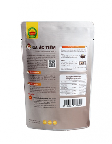  Gà ác tiềm đông trùng hạ thảo Cây Thị 380gr 