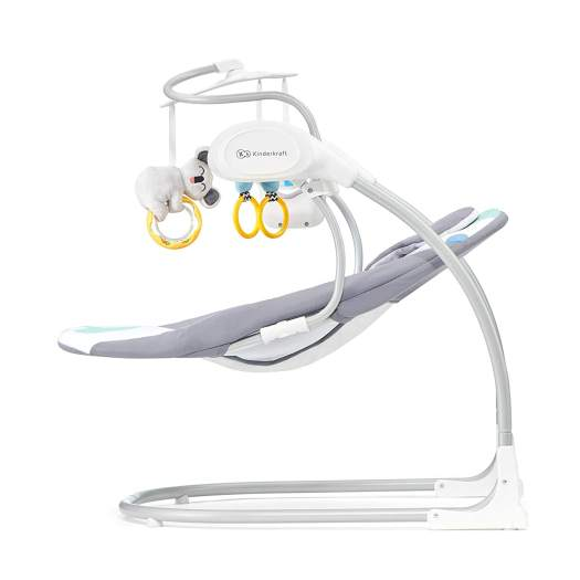  Nôi đưa tự động cho bé KinderKraft Minky ( Màu xanh ) 