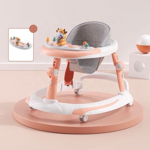  Xe tập đi 4 trong 1 BW-SH806  Baby walker Trắng - Hồng 