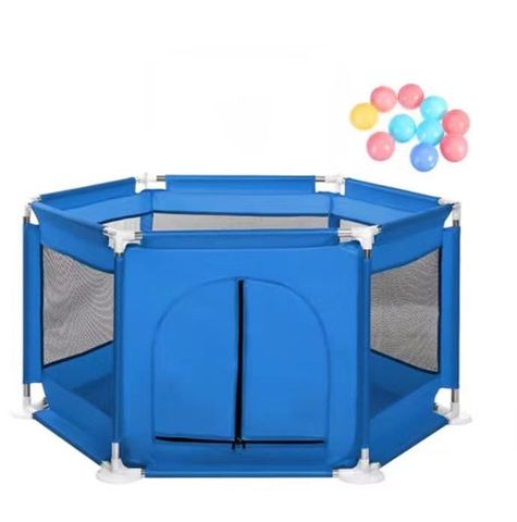  Quây cũi vải lục giác cho bé BW-B1288 Xanh dương (không kèm bóng) 2500021288 - Everest Kid 