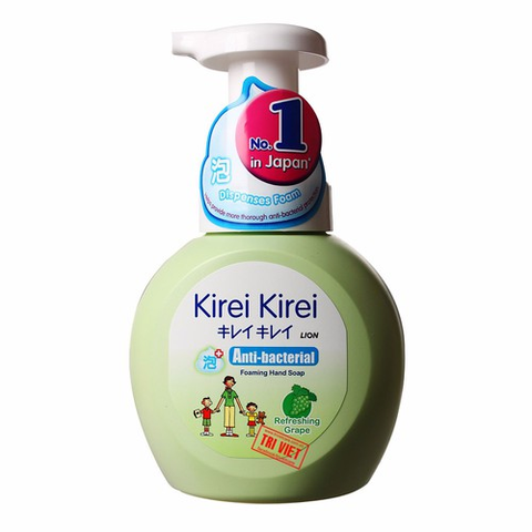  Bọt rửa tay Kirei Kirei hương nho 250ml 
