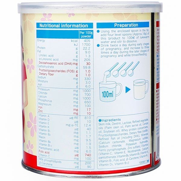  Meiji Mama Milk 350g - Dành cho Bà Bầu 