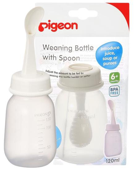  Bình thìa tập ăn nhỏ Pigeon 120ml 