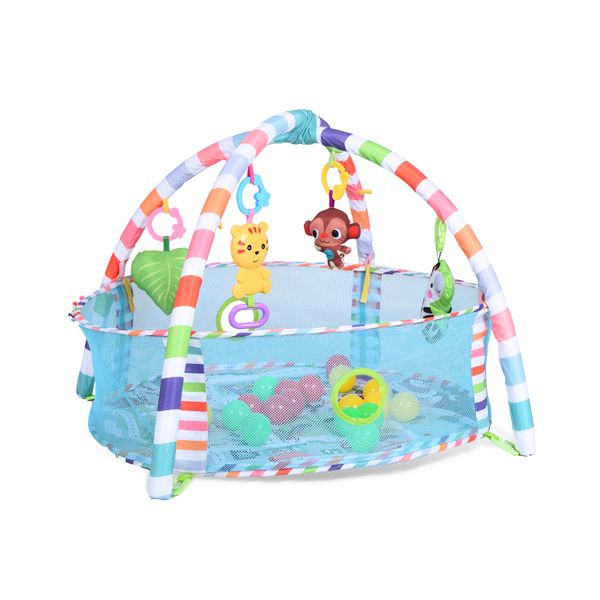  Thảm chơi quây nôi phát nhạc 3 trong 1 Blue care 