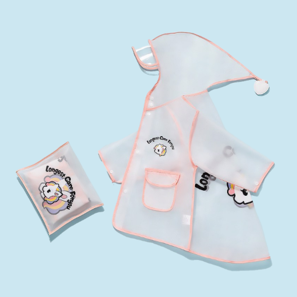  Áo mưa chống nước cho bé kiểu dáng Hàn Quốc 